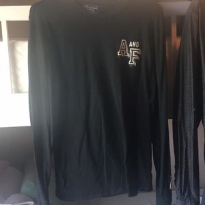 Abercrombie & Fitch black long sleeve shirt